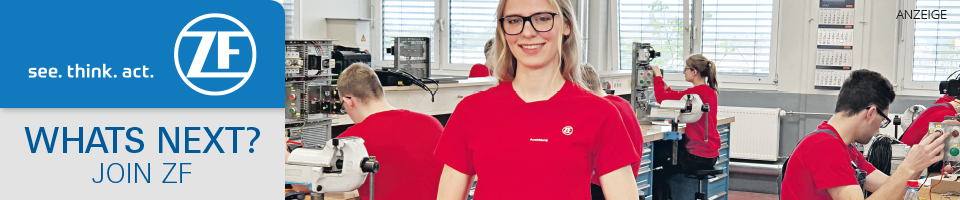 Infoserie: 100 Jahre Ausbildung bei ZF Friedrichshafen am Standort Schweinfurt Infoserie: 100 Jahre Ausbildung bei ZF Friedrichshafen am Standort Schweinfurt