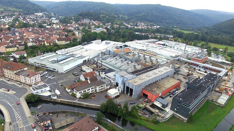 Die Bosch Rexroth AG in Lohr - hier das Werk 1 - ist zweitgrößter Industriearbeitgeber in Mainfranken. Das Unternehmen ist bislang offenbar glimpflich durch die Corona-Krise gekommen.