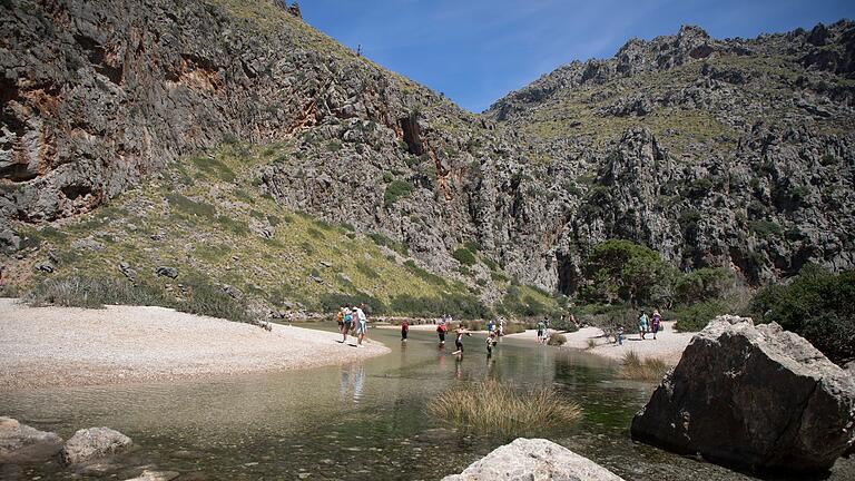 Sturzbach Torrent de Pareis auf Mallorca       -  Ein Unwetter wurde den Briten in der Schlucht zum Verhängnis. (Foto Archiv)