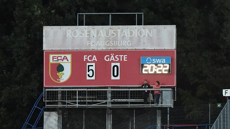 Kein schöner Anblick: Mit 0:5 kam der TSV Aubstadt am Freitagabend beim FC Augsburg II unter die Räder.