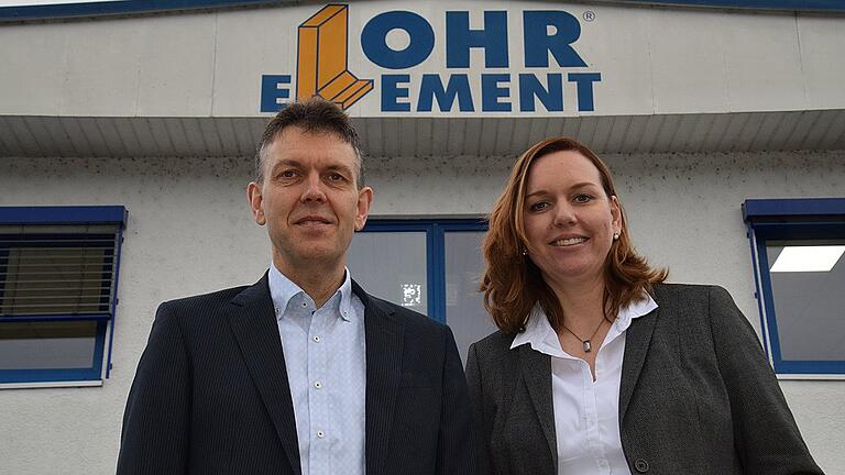 Jürgen Roth und Stefanie Träger führen als Geschäftsführer die in Langenprozelten ansässigen Firmen Lohr-Element und Iso-Lohr.