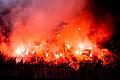 Pyrotechnik im Stadion       -  Strafverschärfungen halten laut Rechtsanwalt Lau Fans nicht vom Einsatz von Pyrotechnik ab.