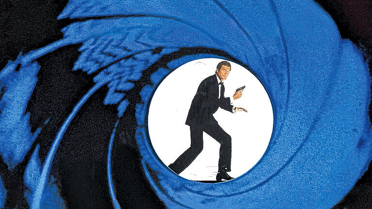 007-Markenzeichen: Wenn dieses Bild erscheint, ist klar, dass James Bond (hier Roger Moore) gleich die Welt retten wird.