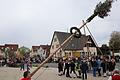 Im vergangenen Jahr wurde in Reichenbach ein Maibaum aufgestellt.       -  Im vergangenen Jahr wurde in Reichenbach ein Maibaum aufgestellt.