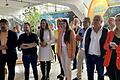 Bei der Wahlparty der Freien Wähler verfolgten die Ergebnisse: (vorne von links) MdL Gerald Pittner, Frank Helmerich, Maili Wagner (Listenkandidatin Aschaffenburg), Jessica Klug (Direktkandidatin Main-Spessart), Gastgeber Josef Hofmann, Staatssekretärin Anna Stolz aus Arnstein, (hinten) Andrea Graham (Direktkandidatin Schweinfurt), Edwin Hußlein (Listenkandidat Schweinfurt) und Bezirksgeschäftsführer Manfred Dülk.