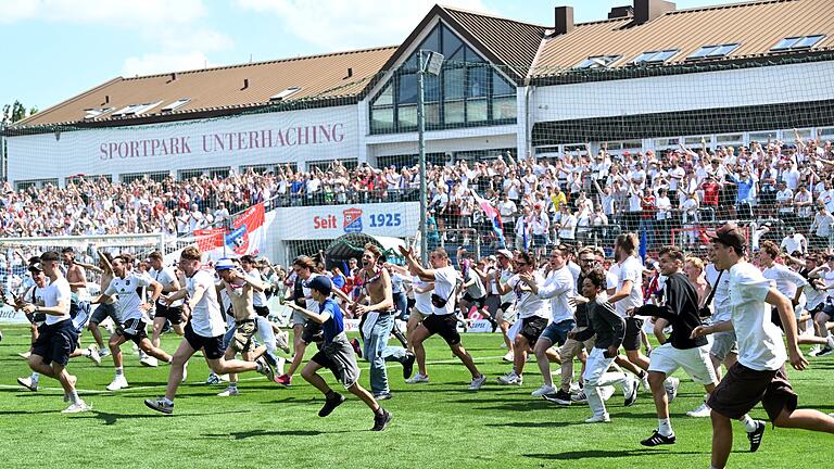 Sportpark Unterhaching       -  Der Sportpark Unterhaching war für das Rostock-Spiel gesperrt.
