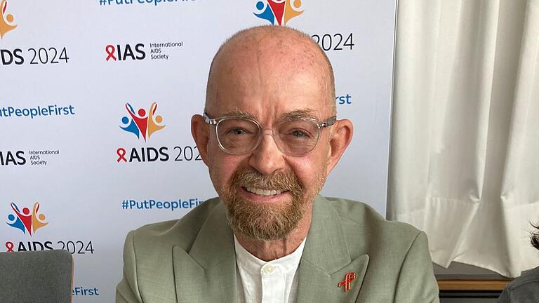 Welt-Aids-Konferenz 2024 München       -  Paul Edmonds lebte 30 Jahre mit HIV ehe er geheilt wurde