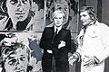 Gunter Sachs und Andy Warhol: Bei Eröffnung der Hamburger Galerie 1972.