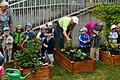 Für das Kinderland spendierte der Obst- und Gartenbauverein Bad Königshofen Hochbeete.