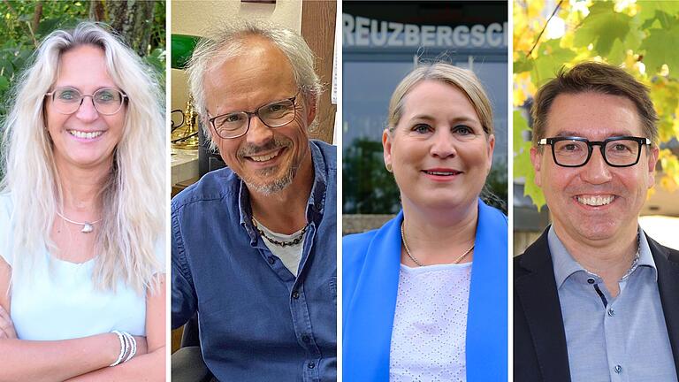 Vier Schulleiterinnen und Schulleiter erinnern sich an eigene Zeugnis-Macken zurück:&nbsp; im Bild (von links) Anja Erhart, Achim Libischer, Stefanie Mott, Christian Dahl.