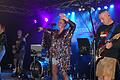 Die Band 'Heimspiel' aus Rügheim machte mit ihrem Programm dem Namen der Rocknacht in Hellingen alle Ehre.