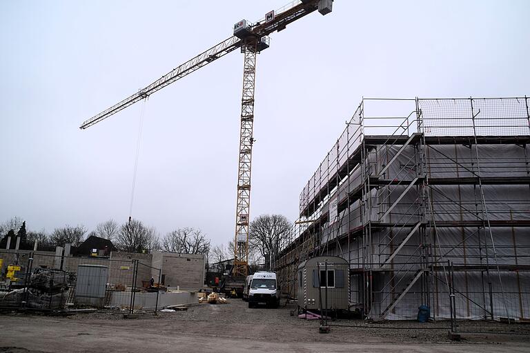 Im Westen des Museumsgeländes entsteht derzeit der neue Kulturbauhof. Hier investiert der Bezirk Mittelfranken 12,5 Millionen Euro.
