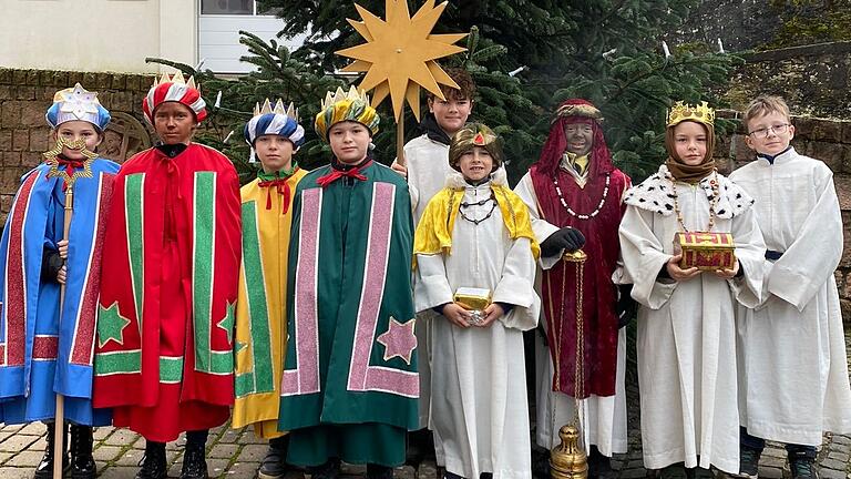 Auf dem Foto (von links): Ida Wahl, Erna Gerhard, Karl Gerhard, Jaron Muthig, Jonas Müller, Loki Chapellier, Ben Müller, Tom Werner, Adrian Müller.