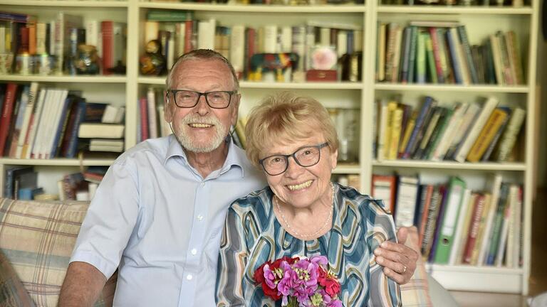 Seit über 60 Jahren ein glückliches Paar: Elisabeth und Hans-Hermann Beuerle in Römershofen