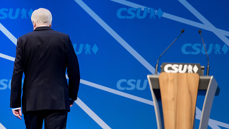 Asylstreit  - Horst Seehofer       -  Horst Seehofer will den CSU-Vorsitz aufgeben.