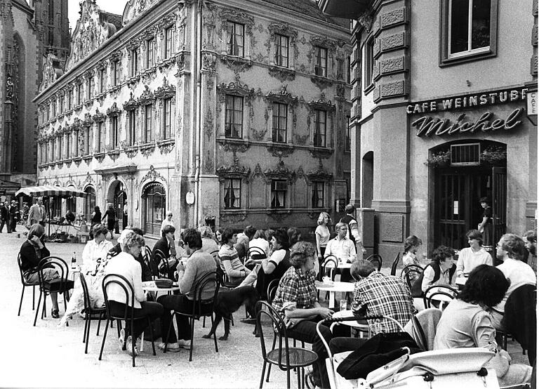 Das Café Michel 1980.