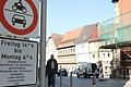 2014 wurden die Schilder montiert, die damals sogar schon ab Freitag die Durchfahrt durch die Ochsenfurter Altstadt untersagt haben.&nbsp;