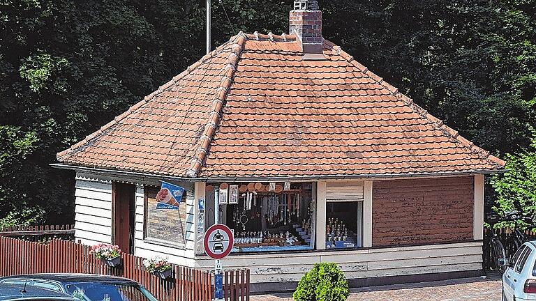 Der &bdquo;Kiosk&rdquo; von Anneliese Brey, wie er sich dem Wallfahrer und Besucher heute zeigt.