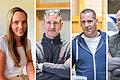 Schildern ihre Eindrücke von der Vier-Tage-Woche : (v.li.) Jana Löber, Randolf Sell, David Preuß und Heino Löber.