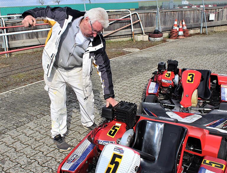 Wann Konrad Haub wieder die Karts in Gerolzhofen anlassen darf, steht derzeit noch in den Sternen. Wann Konrad Haub wieder die Karts in Gerolzhofen anlassen darf, steht derzeit noch in den Sternen.