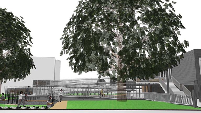 Nicht anfreunden konnte sich der Veitshöchheimer Gemeinderat mit dieser vom Architekturbüro fmp, Schweinfurt, in Abstimmung mit dem Hochbaureferat der Gemeinde ausgearbeiteten Planentwurf einer barrierefreien Rampe für die Mainfrankensäle mit einer Lauflinie von 80 Meter bei einer sechsprozentigen Steigung und Baukosten von 395 000 Euro. Nicht anfreunden konnte sich der Veitshöchheimer Gemeinderat mit dieser vom Architekturbüro fmp, Schweinfurt, in Abstimmung mit dem Hochbaureferat der Gemeinde ausgearbeiteten Planentwurf einer barrierefreien Rampe für die Mainfrankensäle mit einer Lauflinie von 80 Meter bei einer sechsprozentigen Steigung und Baukosten von 395 000 Euro.