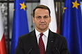 Radoslaw Sikorski.jpeg       -  Er ist wieder im Amt. Radoslaw Sikorski hat seine zweite Amtszeit als polnischer Außenminister angetreten. Der 60-Jährige gilt als bestens vernetzt.