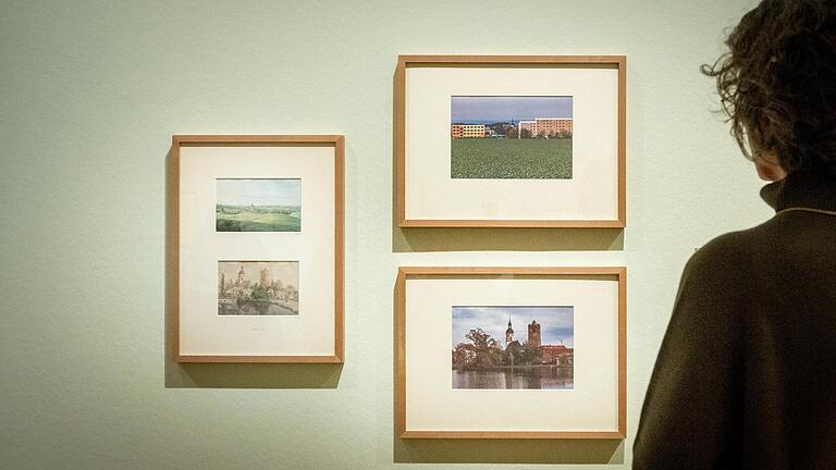 Die Ausstellung 'Esthetic Places' im Museum Georg Schäfer in Schweinfurt zeigt Idyllen in Franken, Thüringen und Sachsen. Alte Ansichten sind dabei mit modernen kombiniert. Die Ausstellung 'Esthetic Places' im Museum Georg Schäfer in Schweinfurt zeigt Idyllen in Franken, Thüringen und Sachsen. Alte Ansichten sind dabei mit modernen kombiniert. 