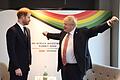 Afrika-Gipfel in London       -  Zwei in Ungnade gefallene: Harry und der frühere Premierminister. (Archivbild)