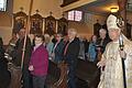 Die Festpredigt bei der 125. Wallfahrt hielt Erzbischof em. Ludwig Schick, im Bild beim Einzug in die Kirche.
