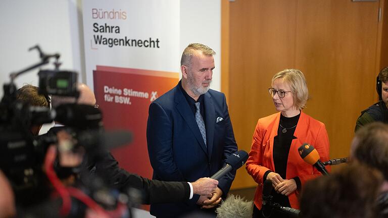 BSW nach Sondierungsgesprächen in Thüringen       -  Koalitionsverhandlungen in Thüringen rücken näher.