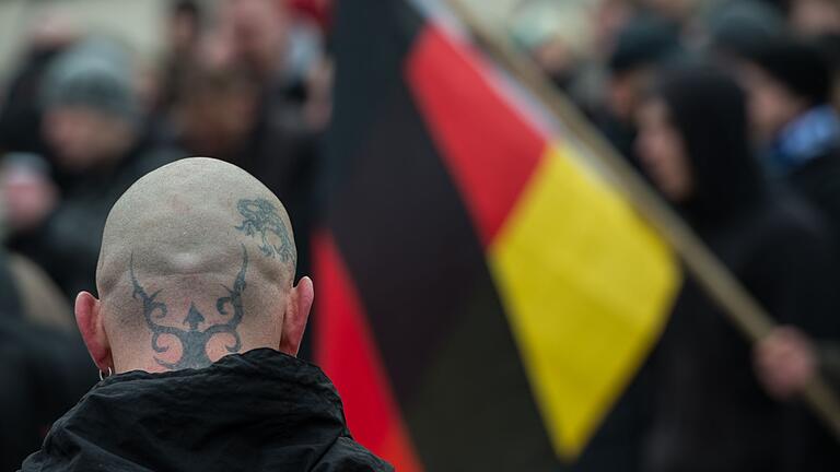 Weniger rechtsextreme Aktivitäten in Brandenburg       -  Laut Bundesinnenministerin Nancy Faeser ist der Rechtsextremismus aktuell die größte Gefahr für die Demokratie.