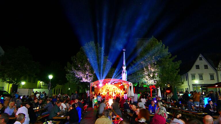 Musik und gute Laune: Das Haßfurter Marktplatzfest war auch in diesem Jahr ein voller Erfolg.