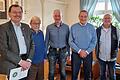 Ehrungen bei der Gewerkschaft der Polizei (von links): Gerhard Kallert, Hugo Sauer, Klaus Herrmann, Werner Pamler, Roman Albrecht ,Gerd Vorstoffel und Heiko Meyer.