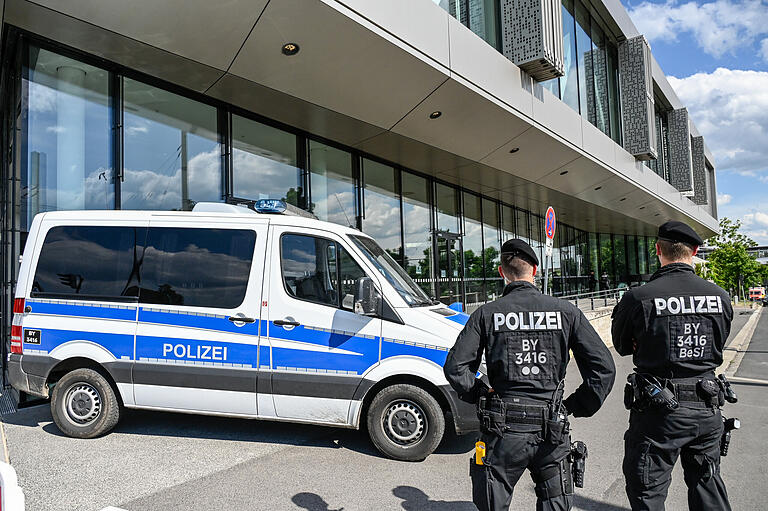 Sicherheit wird großgeschrieben bei der Innenministerkonferenz in Würzburg.