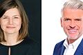 Die Grünen-Bundestagsabgeordnete Manuela Rottmann und der CSU-Landtagsabgeordnete Steffen Vogel