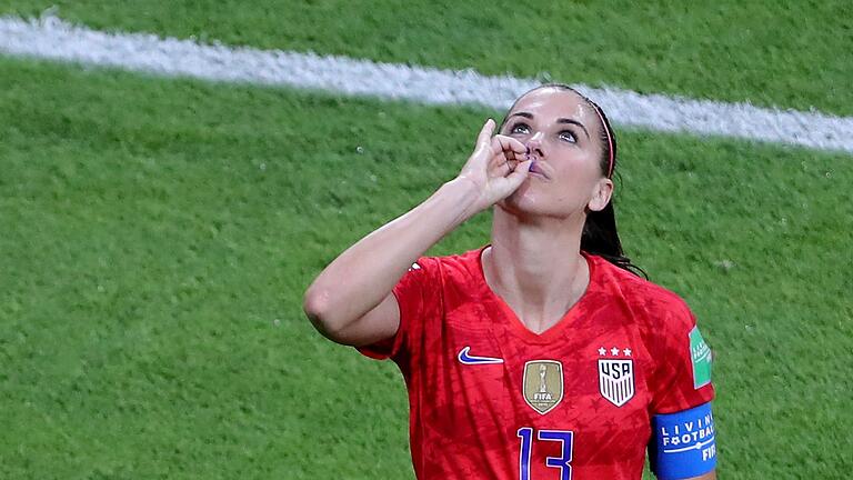 Alex Morgan       -  Alex Morgan bejubelte ihre Tore für das US-Team gerne auf ihre Weise. Weitere wird es nicht geben.