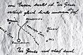Historisches Dokument: In der Turmkugel von Irmelshausen findet man unter anderem diese Zeichnung. Sie macht deutlich, wie die Menschen damals die Trennung Deutschlands erlebten.