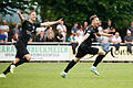 FUS, TSV Unterpleichfeld vs. ASV Rimpar       -  05.06.2022, FUS, TSV Unterpleichfeld vs. ASV Rimpar, Deutschland, Unterpleichfeld, Sportgelände Unterpleichfeld, 

Im Bild: Jubel nach dem Tor zum 1:0 bei v.li. Marcel Böhm (Rimpar) und Torschütze Michael Winkler (Rimpar)