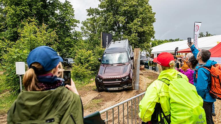 Beliebt sind Jahr für Jahr die Teststrecken auf der Offroad-Messe.