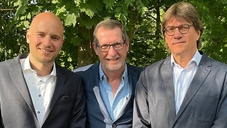 Das neue Leitungsgremium von Medmissio, dem Würzburger 'Institut für Gesundheit weltweit' (von links): Mario Rothenbücher, Professor August Stich, Michael Kuhnert. Das neue Leitungsgremium von Medmissio, dem Würzburger 'Institut für Gesundheit weltweit' (von links): Mario Rothenbücher, Professor August Stich, Michael Kuhnert.