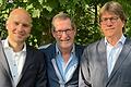 Das neue Leitungsgremium von Medmissio, dem Würzburger 'Institut für Gesundheit weltweit'&nbsp;(von links): Mario Rothenbücher, Professor August Stich, Michael Kuhnert.