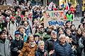 Rund 10.000 Menschen protestierten am 3. Februar in Würzburg gegen Rechtsradikalismus und für die Demokratie.