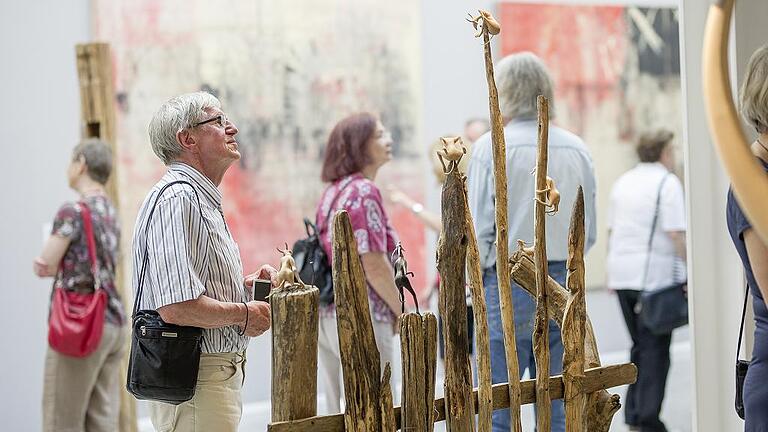 Anziehungspunkt in Künzelsau-Gaisbach: Ein Blick in die laufende Ausstellung &bdquo;Allerlei Entdeckungen &ndash; Einblicke in die Sammlung Carmen Würth&ldquo;, die noch bis zum 8. Oktober im Museum Würth zu sehen ist.