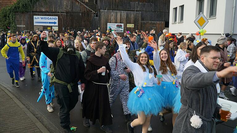 Anmeldefrist für Gruppen für den Gräfendorfer Faschingszug ist am 4. Februar.&nbsp;