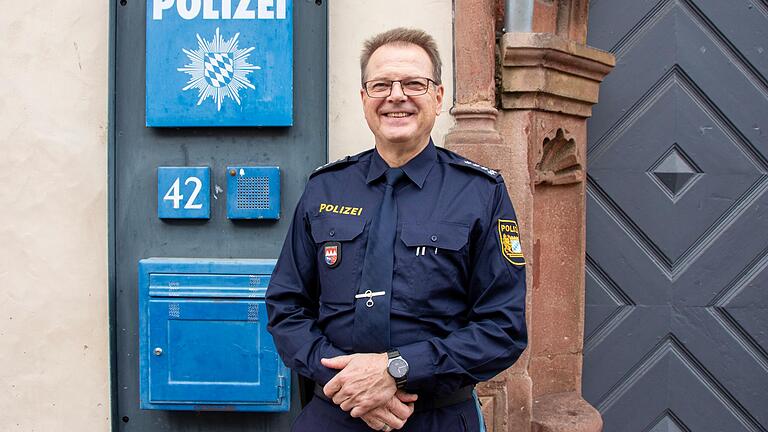 Polizeihauptkommissar Thomas Miebach geht am 25. Oktober in den Ruhestand. Er leitete fast 20 Jahre lang die Polizeiinspektion in Karlstadt.