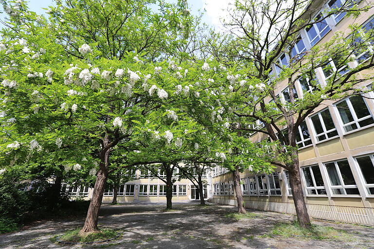 Der Pausenhof der Mozartschule. Über die Zukunft des Grüns im Areal gab es in Ausschüssen des Stadtrats größere Diskussionen. Der Pausenhof der Mozartschule. Über die Zukunft des Grüns im Areal gab es in Ausschüssen des Stadtrats größere Diskussionen.