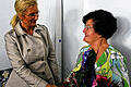 Auf sehr großes Interesse ist der VdK-Vortrag über die gefährlichen Folgen der Arterienverkalkung gestoßen. Elfriede Kerker (rechts) bedankte sich bei der Bamberger Phlebologin Dr. Eva Heller für die informativen Ausführungen.