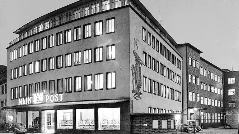 Erfolgreicher Wiederaufbau: Das Main-Post-Gebäude in der Plattnerstraße symbolisiert den Neubeginn nach dem Zweiten Weltkrieg. Auch heute ist dort noch eine Geschäftsstelle beheimatet. Erfolgreicher Wiederaufbau: Das Main-Post-Gebäude in der Plattnerstraße symbolisiert den Neubeginn nach dem Zweiten Weltkrieg. Auch heute ist dort noch eine Geschäftsstelle beheimatet.