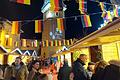Zum 5. Mal bereicherte eine 24-köpfige Delegation aus dem Landkreis Haßberge den französischen Weihnachtsmarkt in Pierrelatte. Die fränkischen Spezialitäten, wie Bier und Bratwürste, waren heiß begehrt.