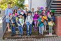 Lehrerin Margit Wirth begleitet die 16 Abc-Schützen der 1c an der Grundschule Ebern durch ihr erstes Schuljahr.